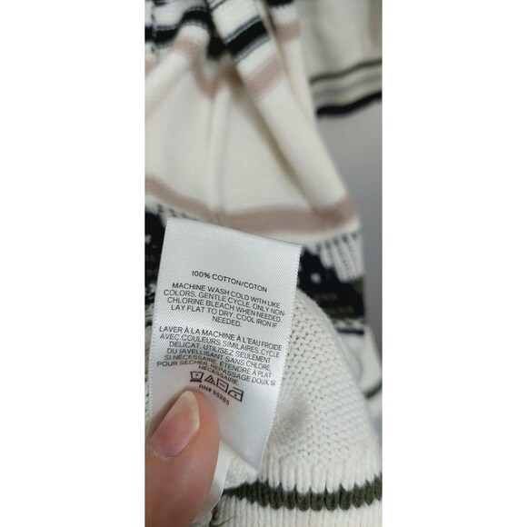 Express Women's Size Small Cardigan Sweater Duster Aztec White Cream - Picture 5 of 7